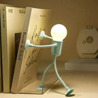 Aarenza LightBuddy LED Lamp in soft white, portable design with adjustable brightness for cozy lighting moments.