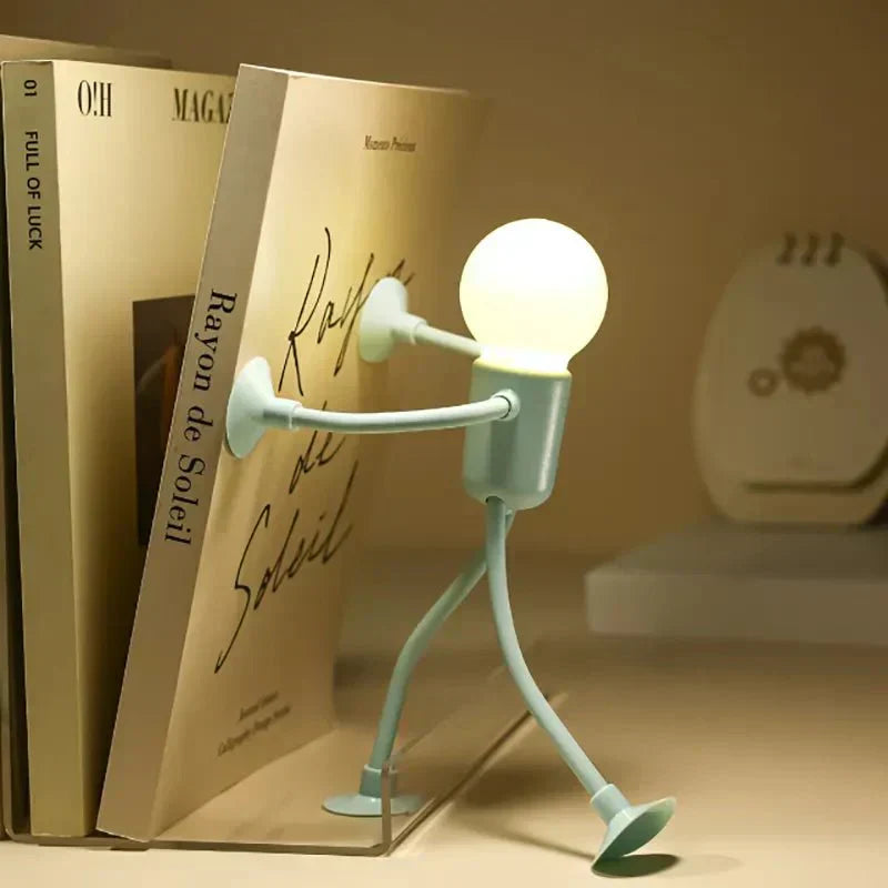 Aarenza LightBuddy LED Lamp in soft white, portable design with adjustable brightness for cozy lighting moments.