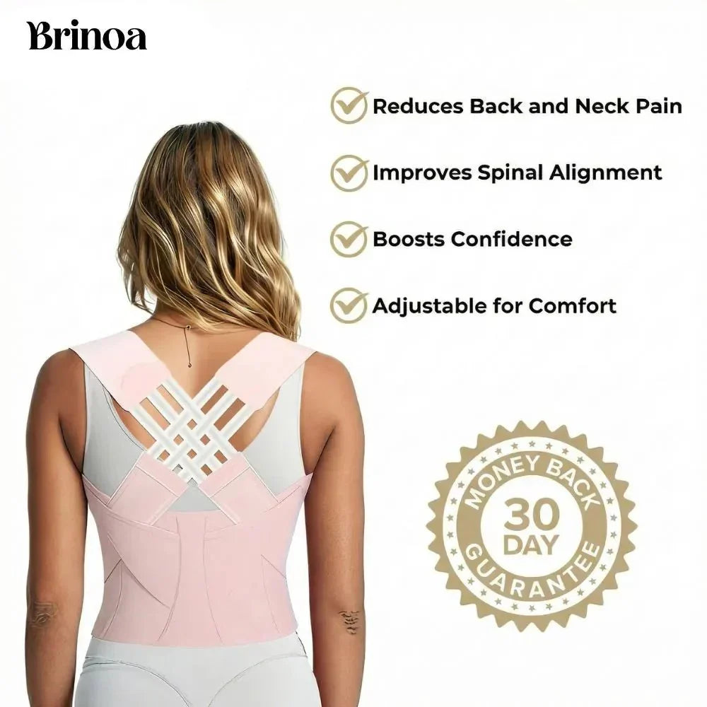 Aarenza Cerviless Pro™ posture correction device designed to improve posture and relieve back pain, shown in the image.