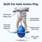 A Arenzza SmartBalance balance trainer ball for kids, designed to improve coordination and balance through fun exercises.