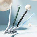 Arenzza silicone toilet brush with ergonomic handle and flexible bristles for easy cleaning of bathroom toilets.