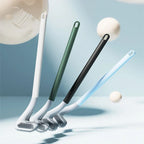 Arenzza silicone toilet brush with ergonomic handle and flexible bristles for easy cleaning of bathroom toilets.