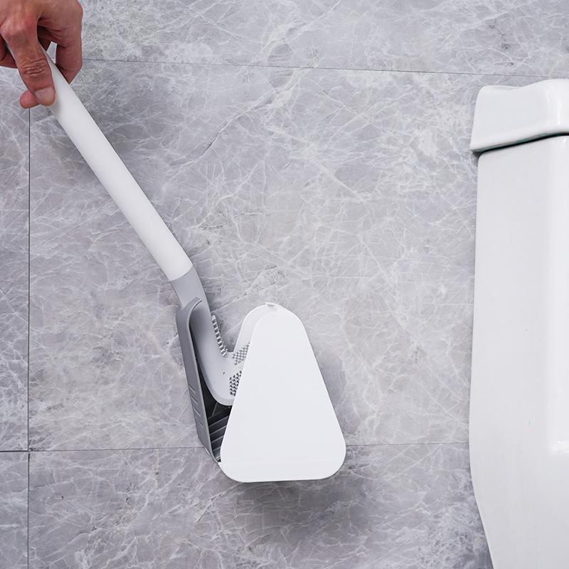 Arenzza silicone toilet brush with a sleek handle and cleaning head, designed for sparkling clean toilets without effort.