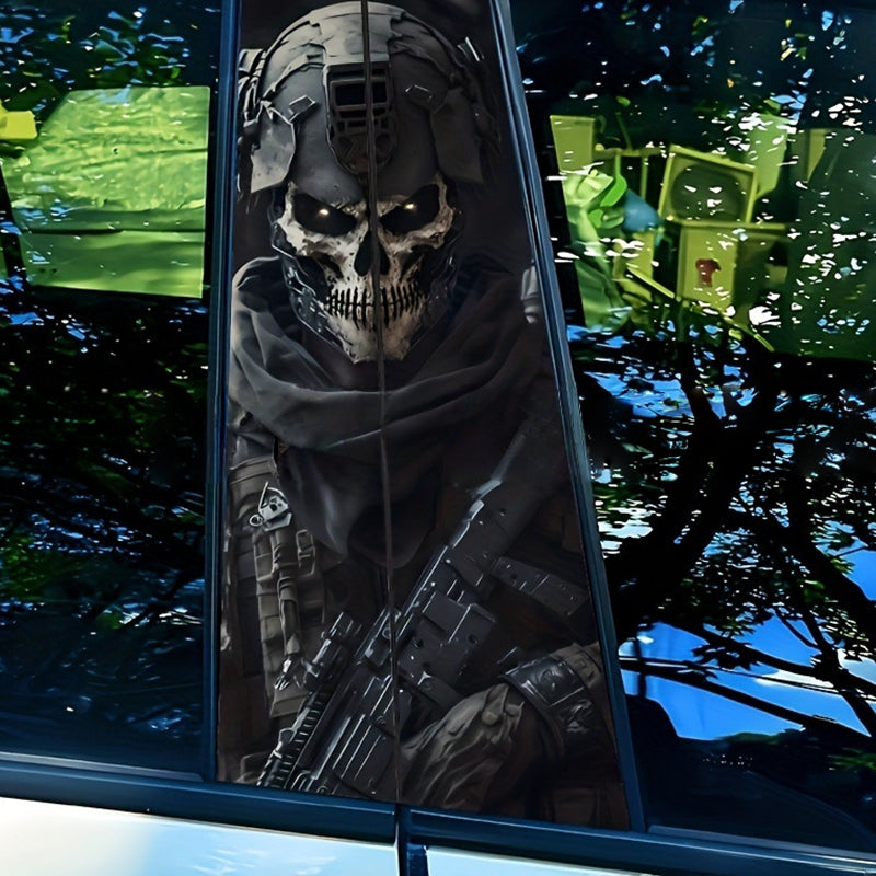 Arenzza decorative car B-pillar sticker set with high-gloss finish and scratch resistance, designed for stylish vehicle upgrades.