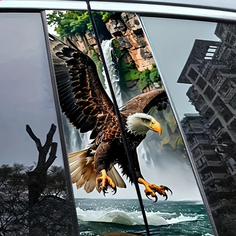 Arenzza decorative car B-pillar sticker set with high-gloss, scratch-resistant finish, stylish upgrade for vehicle interior or exterior.