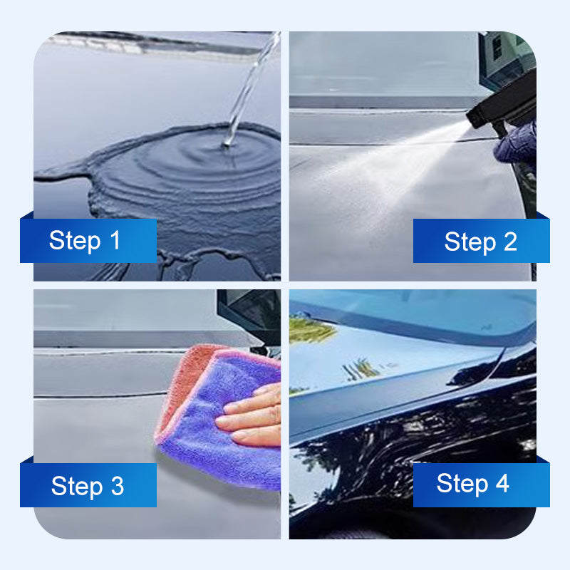 Arenzza advanced car quick-acting coating spray in a spray bottle, designed for car protection and shine.