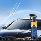 Arenzza advanced quick-acting car coating spray applied to vehicle surface, showcasing smooth, shiny protection for car accessories.