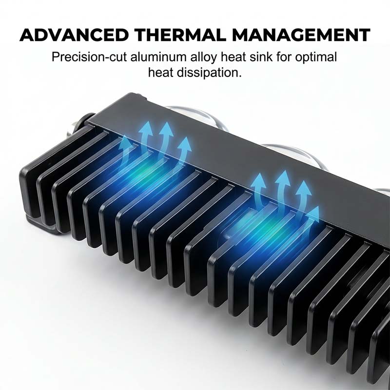 Arenzza LED light bar for cars and motorcycles, mounted on a vehicle, providing bright illumination for automotive lighting.