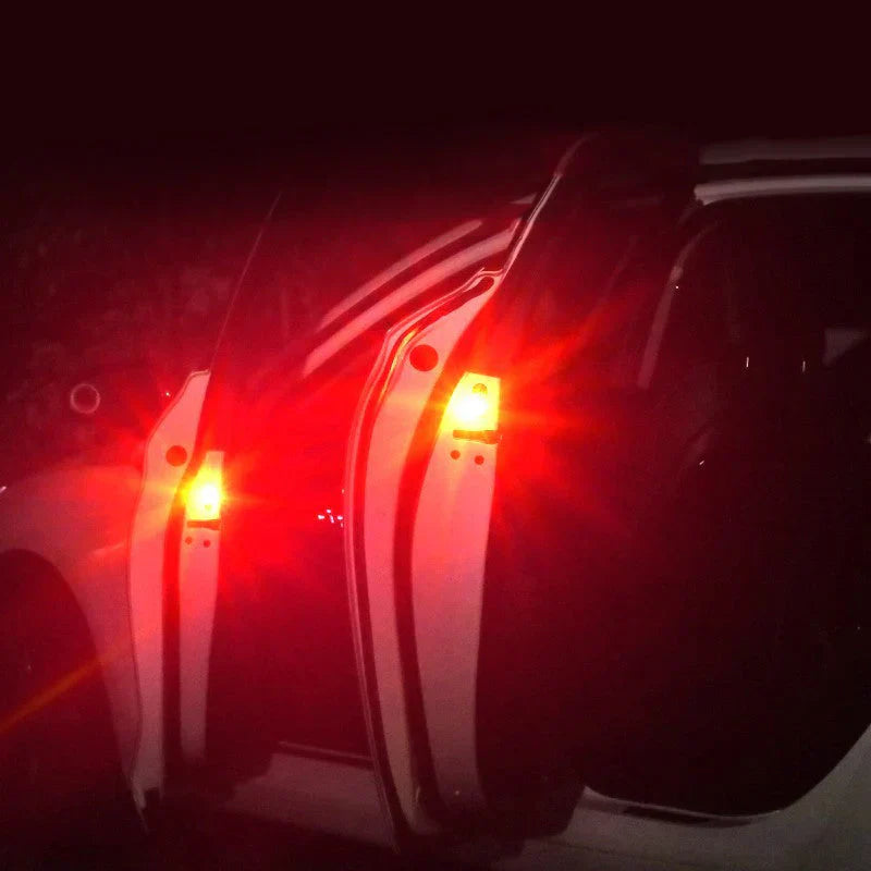 Arenzza waterproof solar car roof light with remote control installed on a vehicle's roof, showcasing its compact design and solar panel.