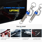 Arenzza trunk spring lifting device for cars, showing the metal spring component designed to assist in lifting and holding the trunk lid.