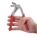 Arenzza multi-functional car clip remover tool shown in use, designed for easily removing car clips and fasteners.