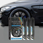 Arenzza Car Wheel Scratch Repair Pen for car accessories, featuring a close-up of the pen used to fix wheel scratches.