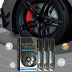 Arenzza Car Wheel Scratch Repair Pen shown in use on a vehicle wheel, designed for quick scratch repair and touch-up car accessories.