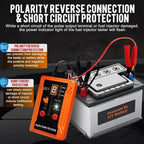 Arenzza professional 4-mode fuel injector tester and cleaner tool for car accessories, shown with multiple testing modes and components.