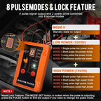 Arenzza professional 4-mode fuel injector tester and cleaner tool for car accessories, with digital display and control knobs.