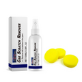 Arenzza Car Scratch Repair Kit for all car paint colors, showing repair tools and sample scratches on a vehicle surface.