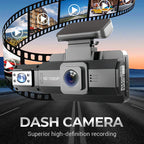 Arenzza HD Dash Cam Set for cars showing the camera and mounting accessories on a clean surface.