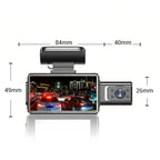 Arenzza HD dash cam set for cars with a compact camera and mounting accessories, capturing a clear view of the road.