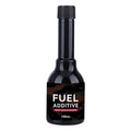 Arenzza fuel additive for gasoline cars, shown in a bottle with a car engine background, enhancing vehicle performance and efficiency.