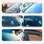 Arenzza car glass oil film cleaning agent in a spray bottle, designed for car accessories to remove oil and grime from glass surfaces.