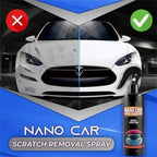Arenzza Nano Car Scratch Spray bottle for automotive touch-up, featuring easy wipe-on formula to restore car shine and hide scratches.