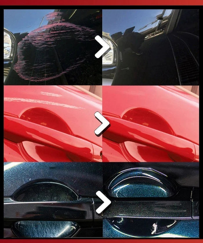 Arenzza Nano Car Scratch Spray for car accessories, showing a spray bottle used to fade scratches and restore car shine.