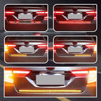 Arenzza waterproof LED tailgate bar strip installed on a truck, providing bright, durable lighting for vehicle tailgate visibility.