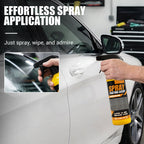 Arenzza Instant Shine Car Coating Agent in a sleek bottle, designed for enhancing vehicle gloss and protection.