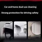 Arenzza interior glass anti-fog spray bottle for car and home, shown with spray nozzle and clear glass surface.
