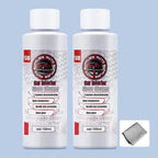 Arenzza Car Interior Glass Cleaner bottle with spray nozzle for streak-free cleaning of car windows and interior glass surfaces.