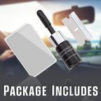 Arenzza Cracks Gone Glass Repair Kit for cars, showing tools and adhesive for fixing windshield chips and cracks.