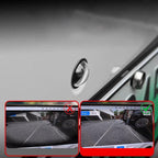 Arenzza car camera lens protector, clear transparent cover for vehicle cameras, made from durable material for protection and clarity.