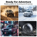 Arenzza car camera lens protector installed on a vehicle, providing durable protection for car accessories and security cameras.