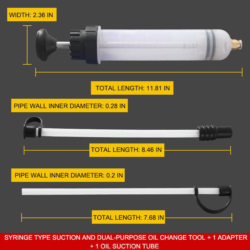Arenzza 500cc manual oil extractor pump for automotive fuel and oil extraction, car repair tool with easy handling and quick absorption.