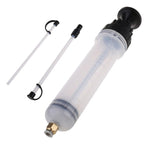 Arenzza 500cc manual oil extractor pump for automotive fuel and oil extraction, car repair tool with clear visible pump and hoses.