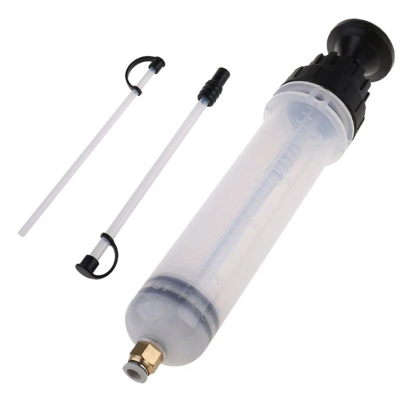 Arenzza 500cc manual oil extractor pump for automotive fuel and oil extraction, car repair tool with clear visible pump and hoses.