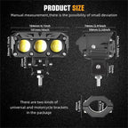 Arenzza powerful LED driving lights for cars, showcasing bright, high-intensity illumination for enhanced road visibility.