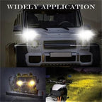 Arenzza powerful LED driving lights for cars, designed for ultimate road illumination with a sleek, durable black housing.