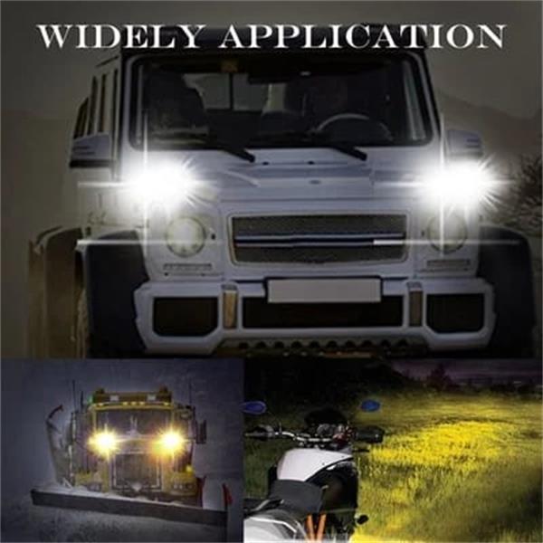Arenzza powerful LED driving lights for cars, designed for ultimate road illumination with a sleek, durable black housing.