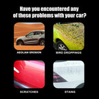 Arenzza 3-in-1 high protection quick car coating spray applied on a vehicle's hood, showcasing a sleek, glossy finish.