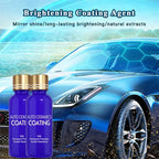 Arenzza Micro-Molecule Crystal Coating Restoration Care Agent for car accessories, showing a sleek bottle on a clean surface.