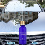Arenzza Micro-Molecule Crystal Coating Restoration Care Agent for car accessories, shown in a clear container with a sleek design.