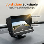 Arenzza One Screen Shades car accessory with dual-view HD entertainment display in a vehicle interior.