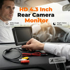 Arenzza One Screen Shades Car accessory with dual HD display views unfolded in a vehicle interior.