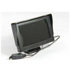 Arenzza One Screen Shades car accessory with dual HD entertainment display unfolded inside a vehicle.