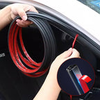 Arenzza car noise reduction dust-proof rubber seal strip installed on a vehicle door edge for noise and dust protection.