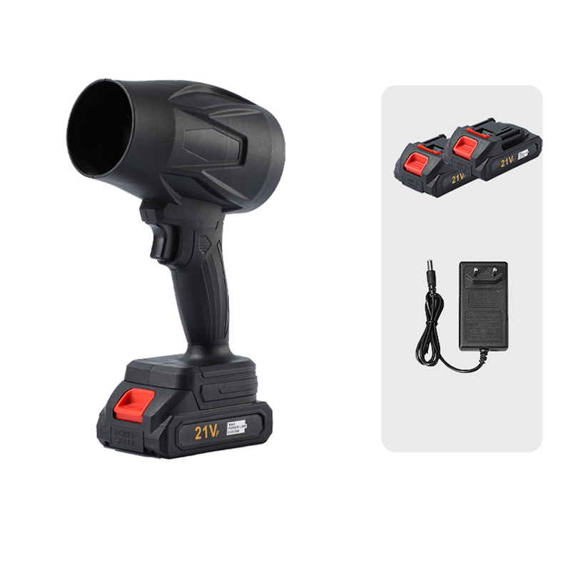 Arenzza handheld car electric snow blower and defroster with dual-speed settings for quick windshield and mirror clearing.
