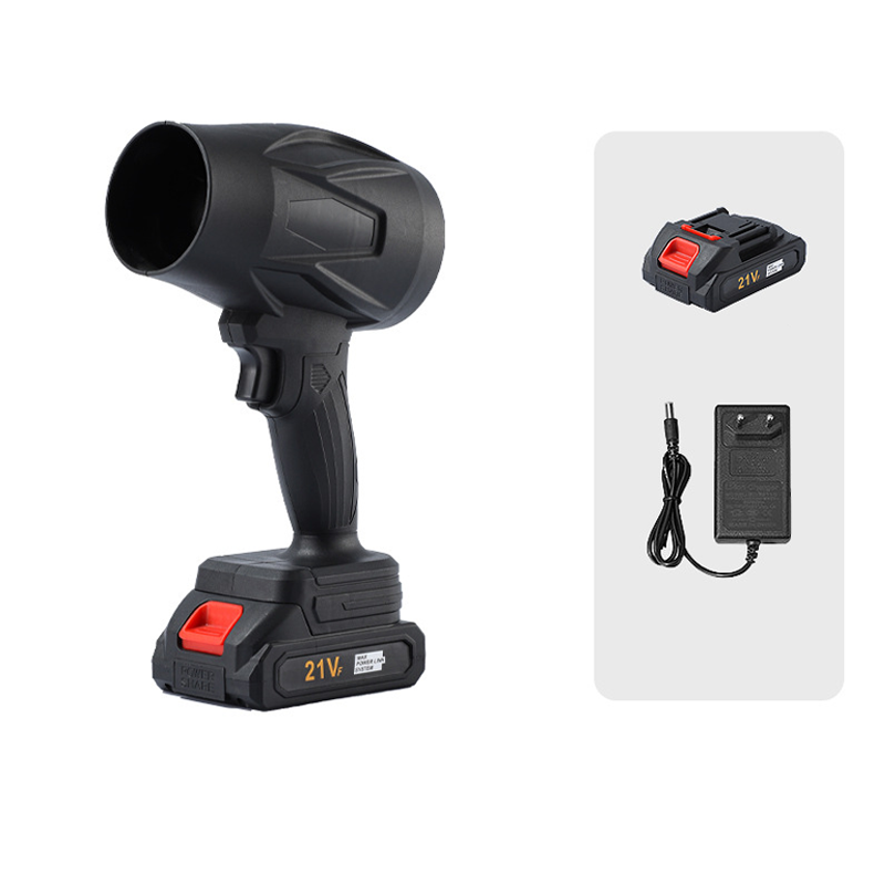 Arenzza handheld car electric snow blower and defroster with dual-speed settings for quick windshield and mirror cleaning.