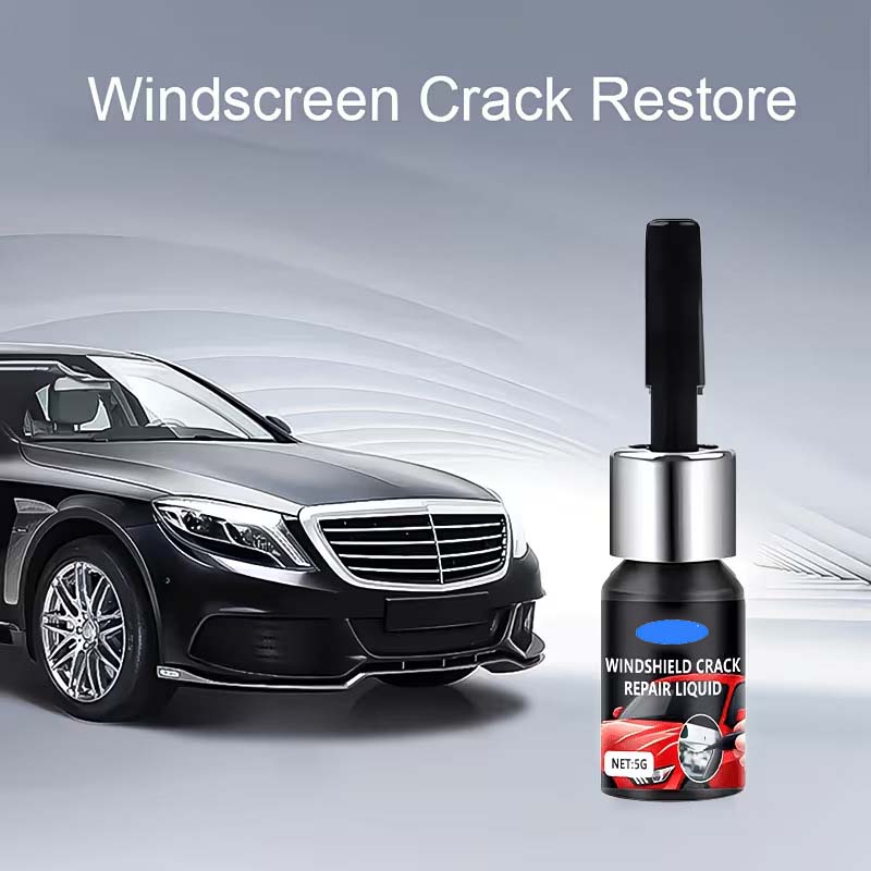 Aarenza Portable DIY windshield crack repair kit with repair resin, nozzle, and tools for car windshield fixes.