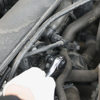 Arenzza CR-V steel socket set for mechanics, car accessories with various socket sizes arranged on a tool tray.